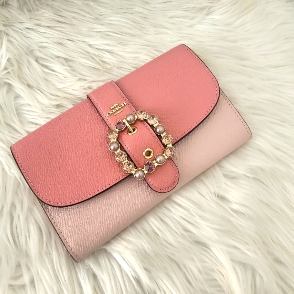 NWT Coach C3227 Gemma Clutch Crossbody In Colorblock